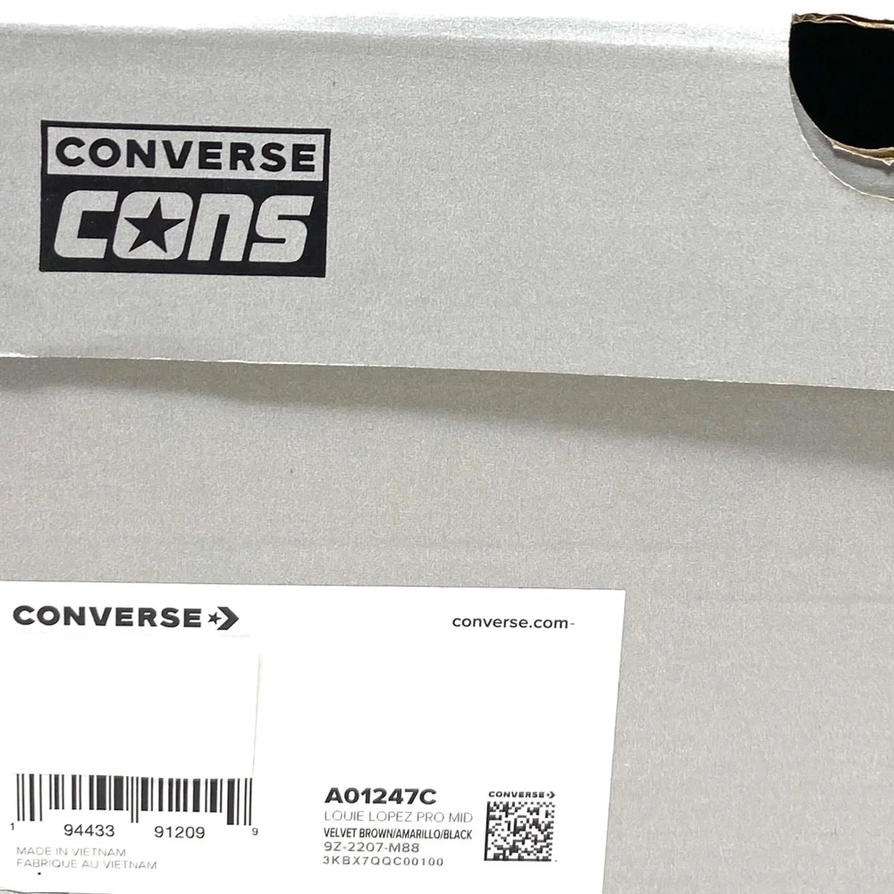 Converse Louie Lopez Pro Shoes Mid Top Suede Brown Women's Size Sneakers A01247C - Picture 9 of 10